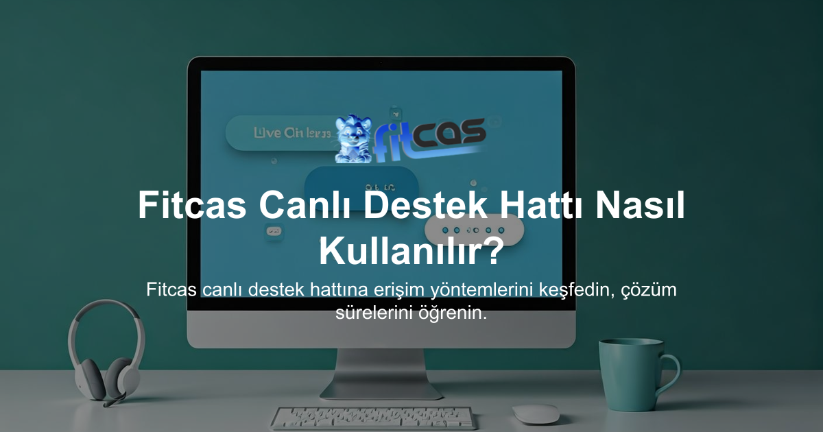 Fitcas Canlı Destek Hattı Nasıl Kullanılır?